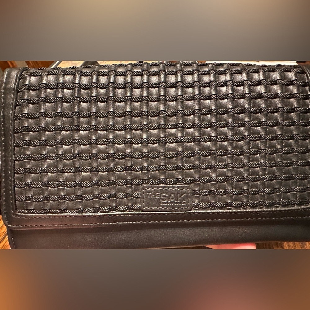 The Sak Black Textured Wallet